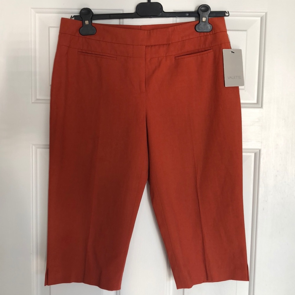 Valette Womens Bermuda Shorts Sz 2 Brick Red Color